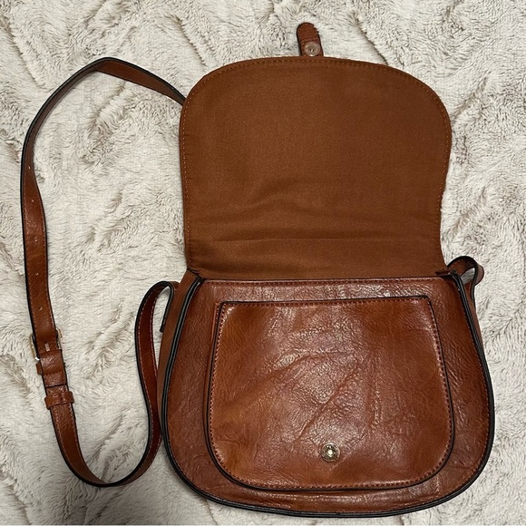 Afkomst Vegan Faux Leather Crossbody Bag Purse - Picture 3 of 16